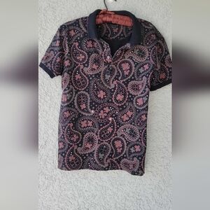 Pretty Green Paisley Polo Shirt